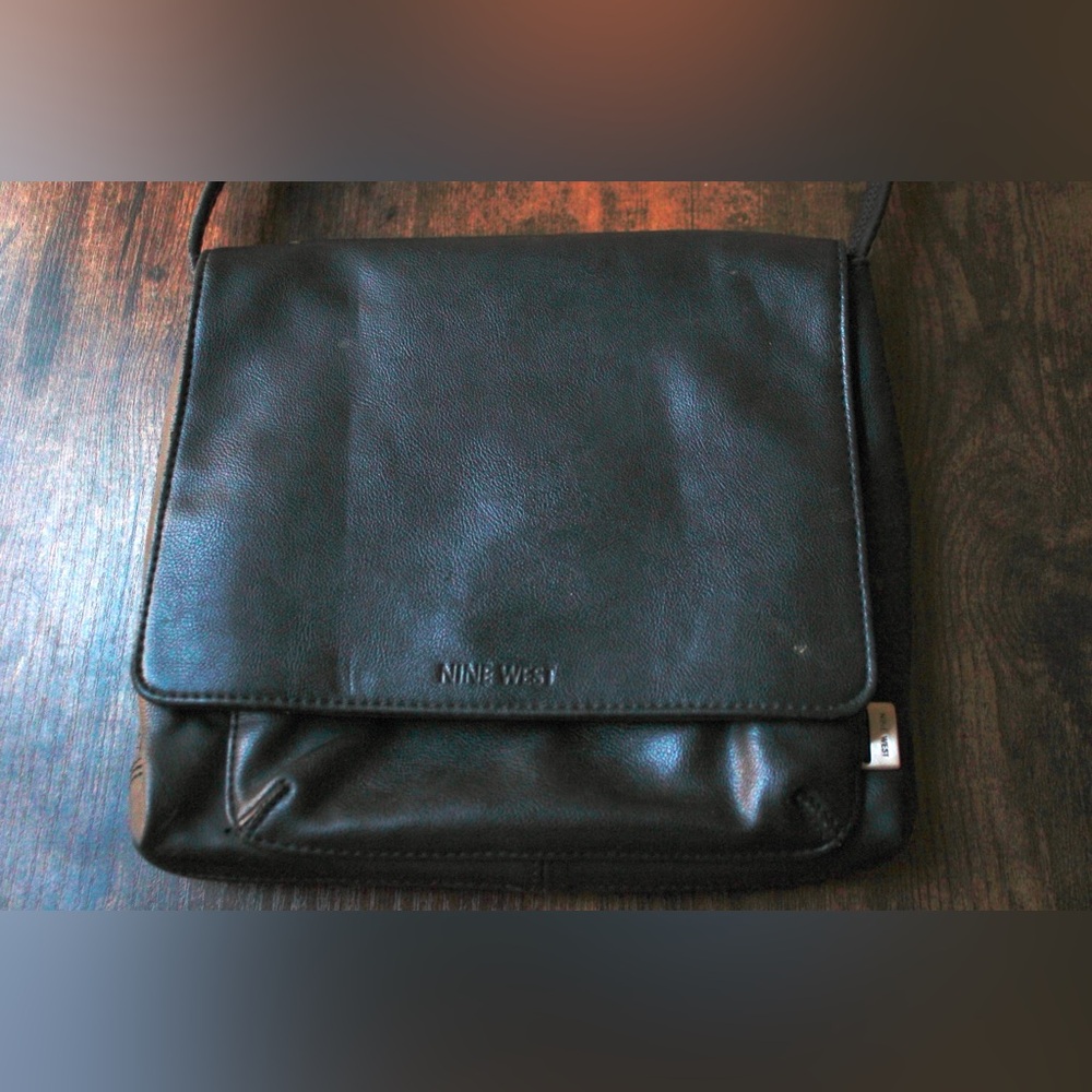 Nine West Black Shoulder Bag Purse Small